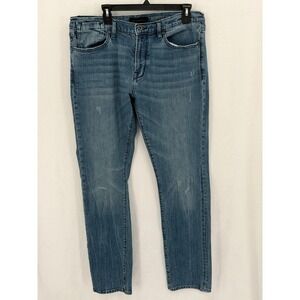 John Varvatos Blue Slim Straight Jeans